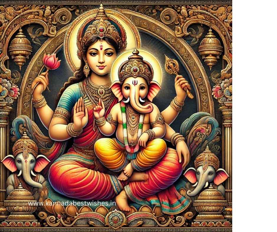 Gowri Ganesha Festival Wishes in Kannada